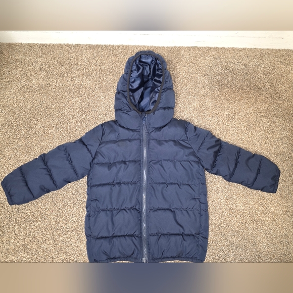 The Children's Place Navy Hooded Puffer Jacket
